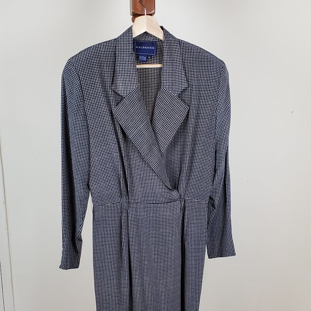 Baldanza- Vintage padded shoulder dress